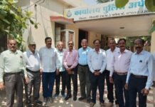 पुलिस पेंशनर्स संघ जिला ईकाई सिवनी का प्रति निधि मंडल जिला पुलिस अधीक्षक एवम जिलाध्यक्ष सिवनी से सौहार्द्र भेंट