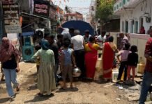 भरी गर्मी में जनता बूंद – बूंद पानी के लिए परेशान , नेताओ में मचा घमासान