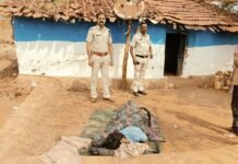 घर के आंगन में सो रहे युवक की रात के अंधेरे में हत्या