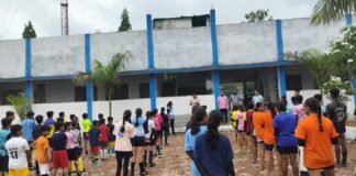 अंतरराष्ट्रीय नशा निरोधक दिवस पर खिलाड़ियों को दिलाई गई नशा विरोधी शपथ