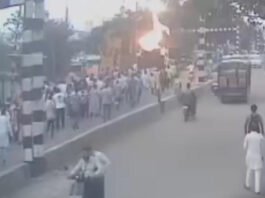 श्रावण मास के चैाथे सोमवार को काॅवड़ यात्रा के दौरान हादसा