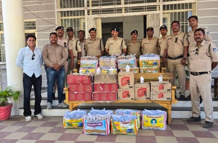 कोतवाली पुलिस के हाथ लगा अवैध शराब का जखीरा