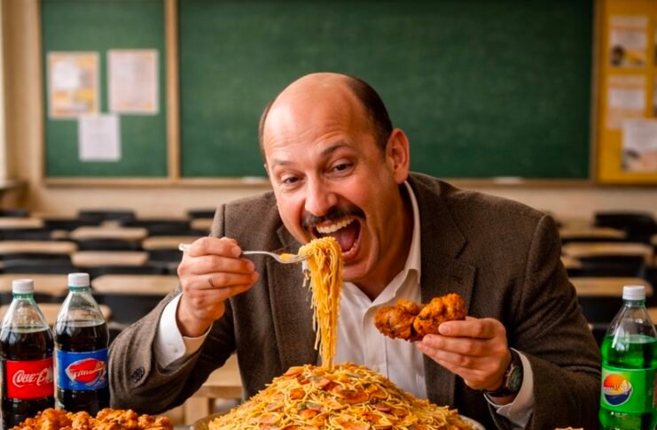 एक ऐसा शिक्षक जिसने एक साथ सौ लोगो का खाना एक समय में एक साथ खाया