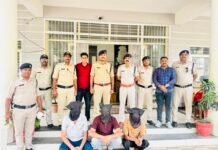 प्राणघातक हमला करने वाले 03 आरोपी गिरफ्तार, भेजे गए जेल’