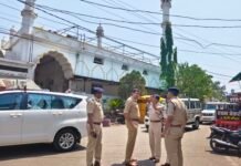 एसपी सिवनी ने किया राष्ट्र सेविका समिति के पथ संचलन मार्ग का बारीकी से निरीक्षण