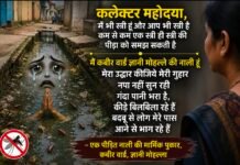 कबीर वार्ड ज्ञानी मोहल्ले में एक नाली ने खोली भ्रष्टाचार की पोल